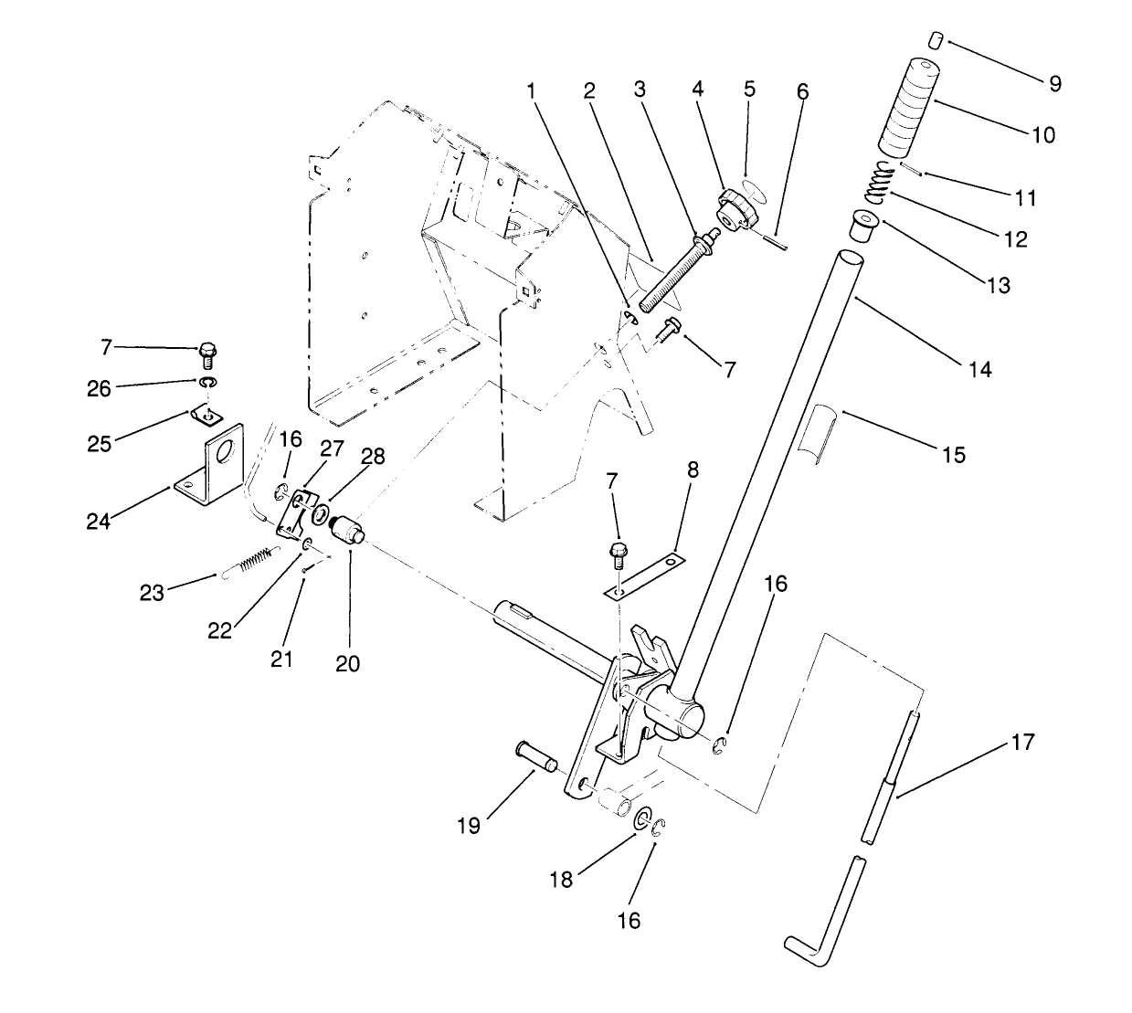 Lift Bar Linkage Assembly
