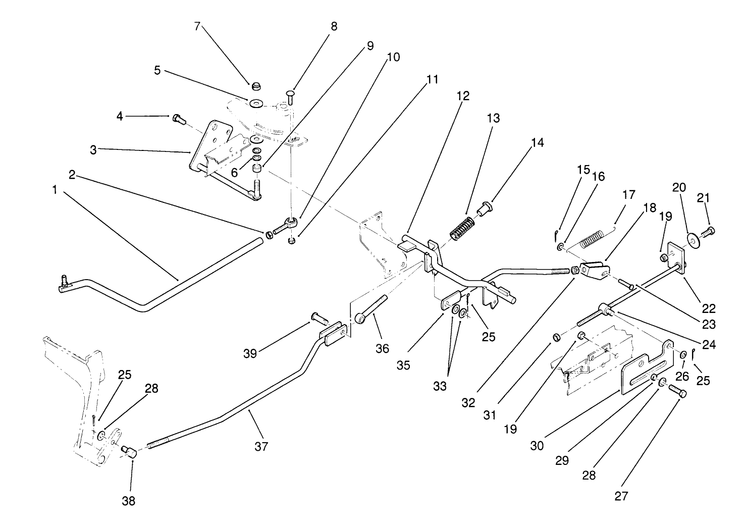 Brake And Hydro Linkage