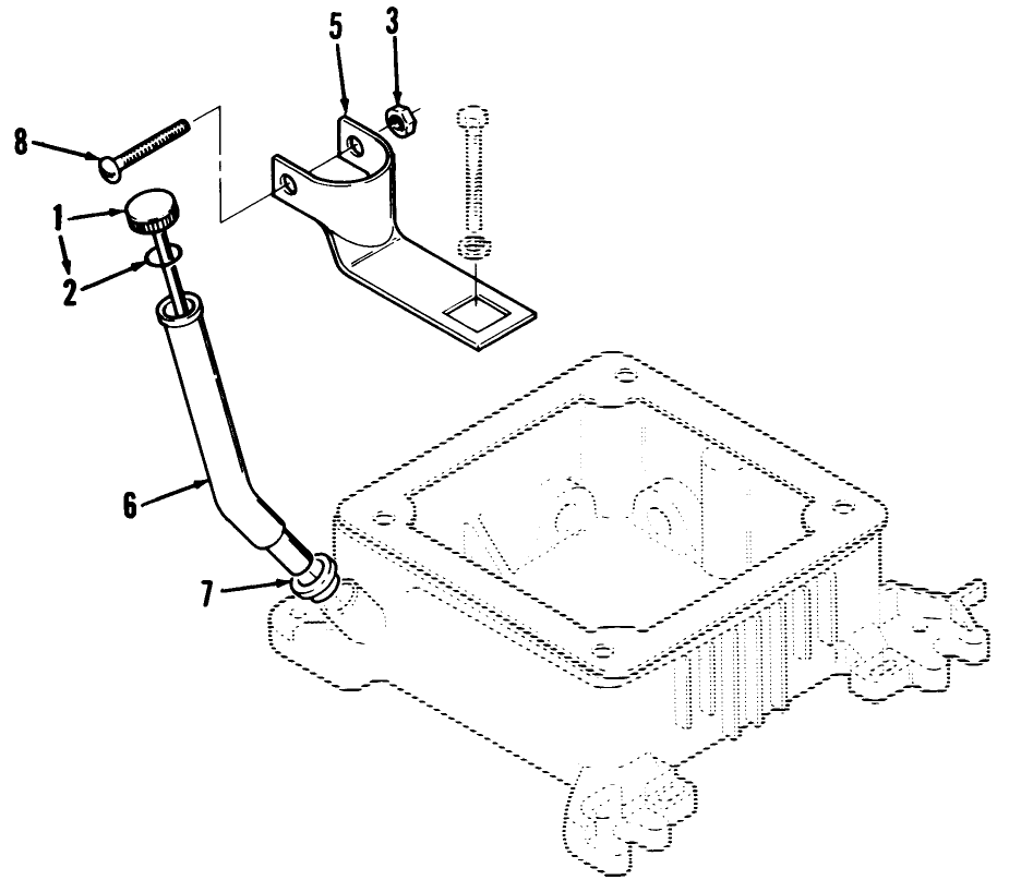 Toro Power Plus Oil Fill Tube And Bracket