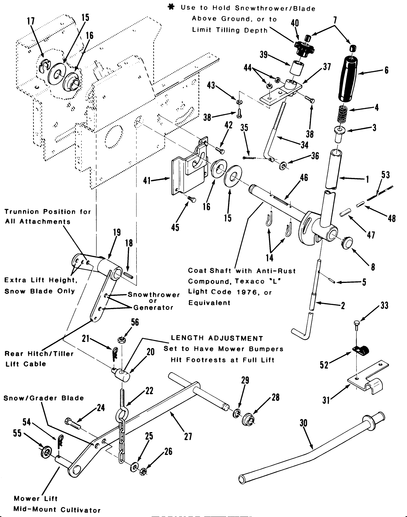 Manual Lift Linkage