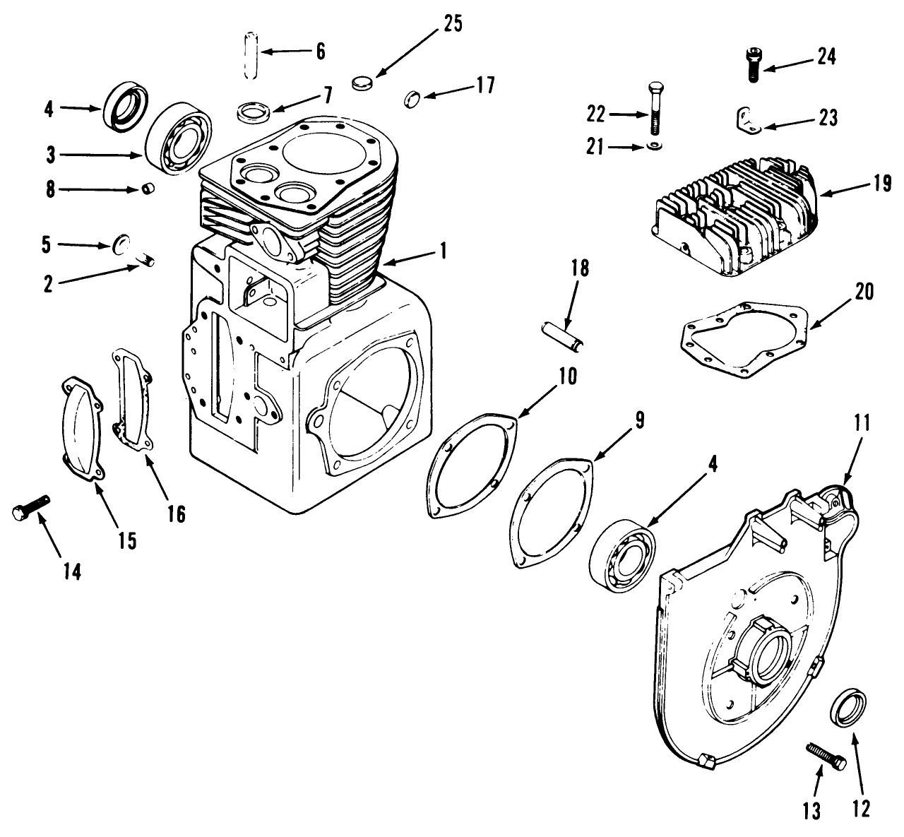 Kohler Crankcase & Cylinder Head