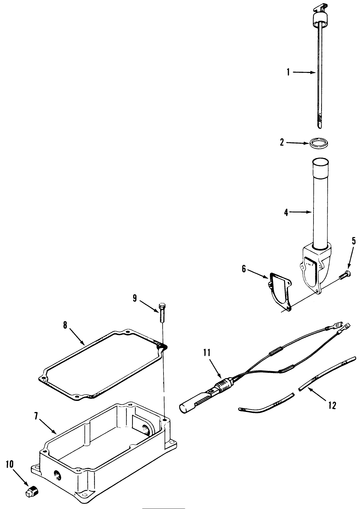 Kohler Oil Pan & Dipstick