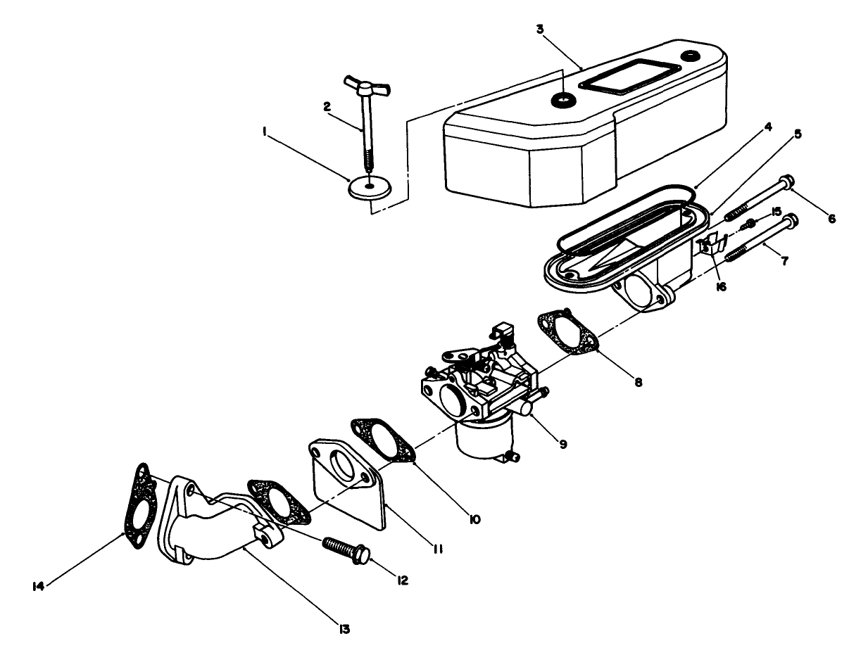Air Cleaner & Carburetor Assembly
