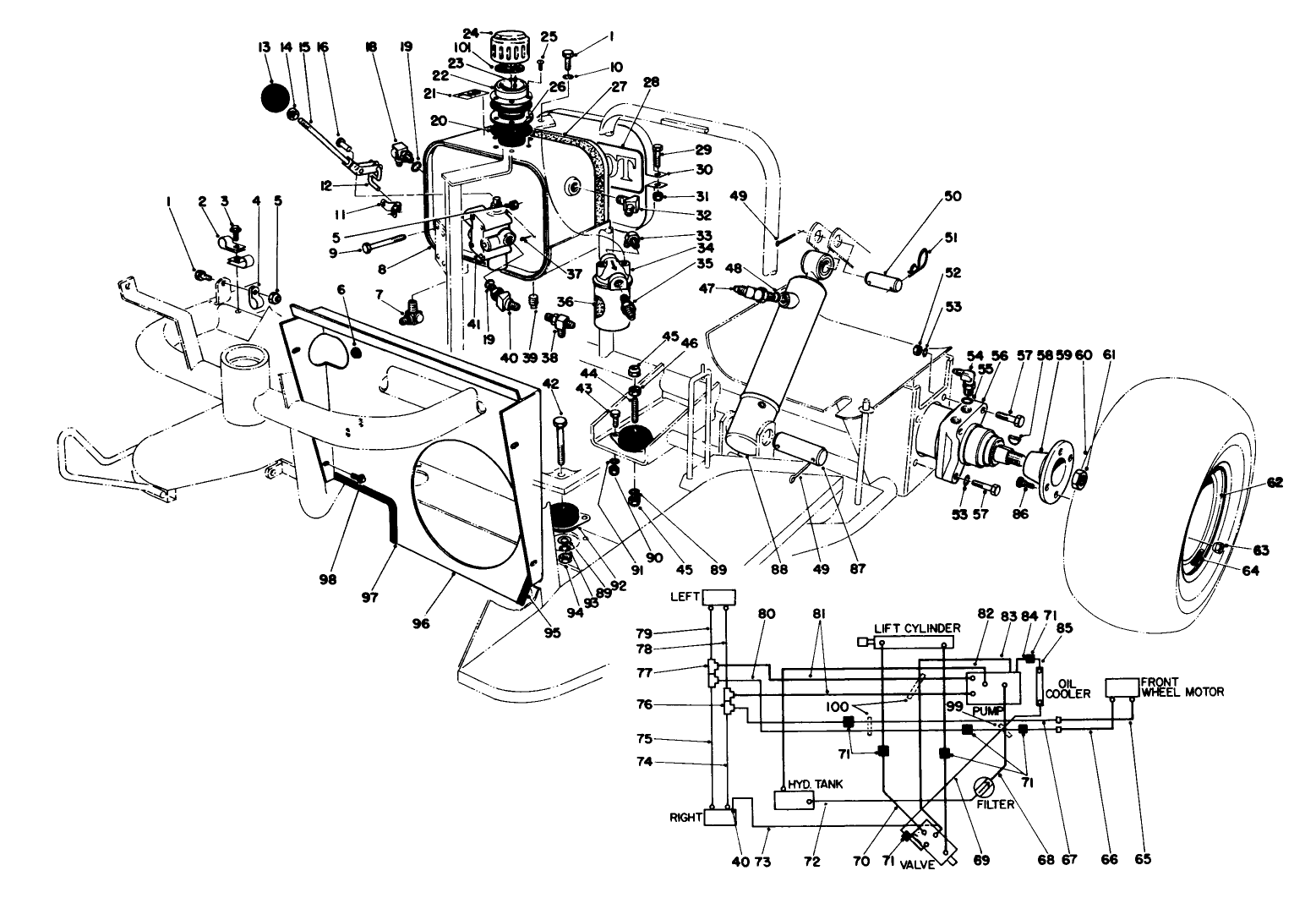 Hydraulic Tank And Systems Diagram
