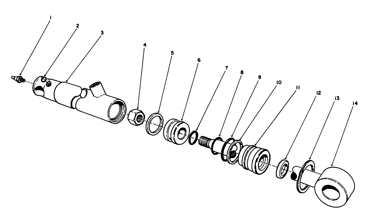 Hydraulic Cylinder No. 68-9700