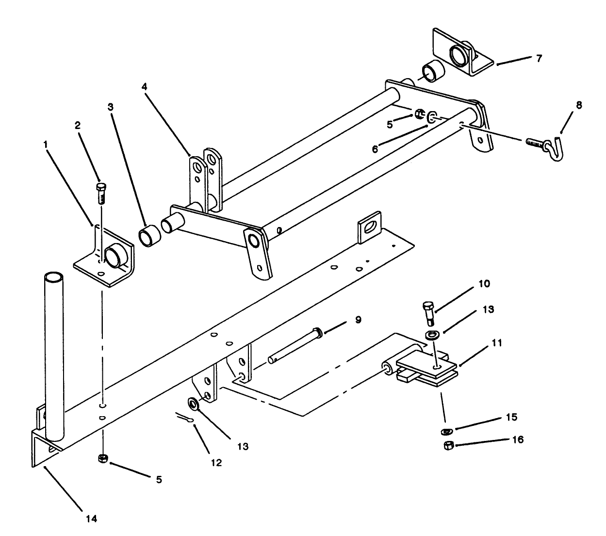 Rake Mounting Kit Model No. 08814 (optional)