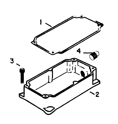 Oil Pan-Engine Kohler Model No. K321s Spec. No. 60434