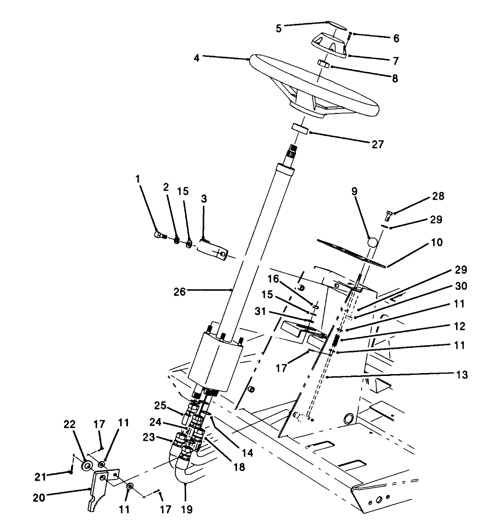 Steering Tower Assembly