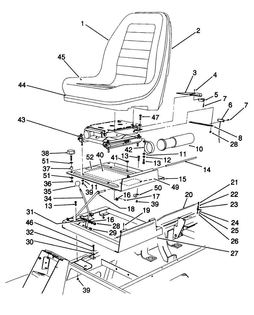 Seat & Throttle Assembly