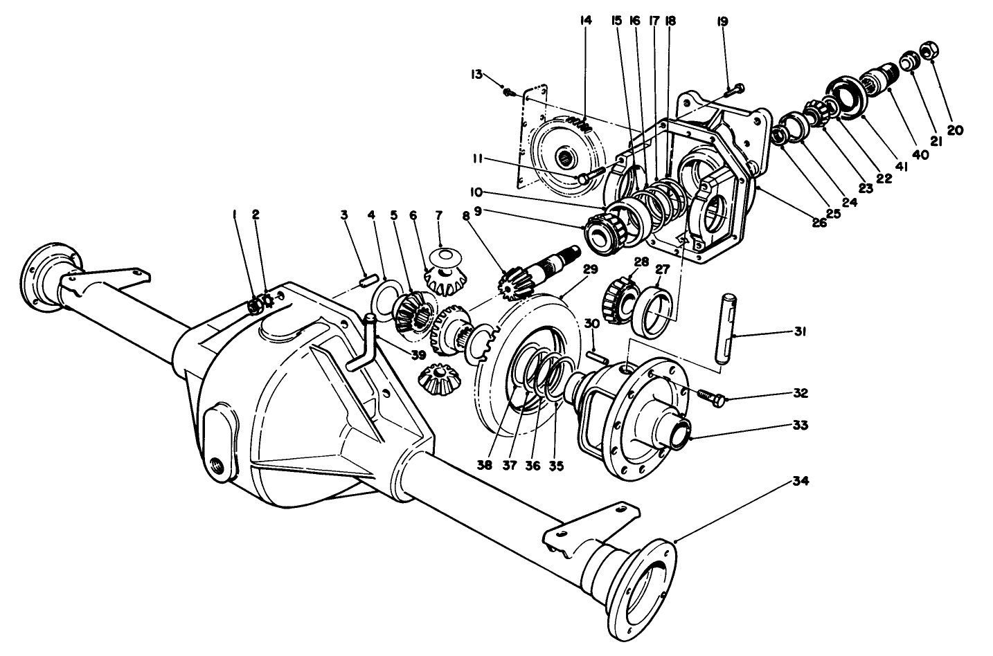 Front Axle Assembly No 86-7200