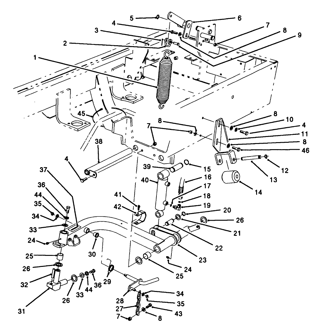 Rear Lift Arms Assembly