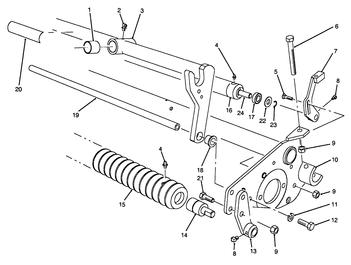 Roller Assembly (5 Blade Cutting Unit Serial No. 20556 & Up) (8 Blade Cutting Unit Serial No 21323 & Up)