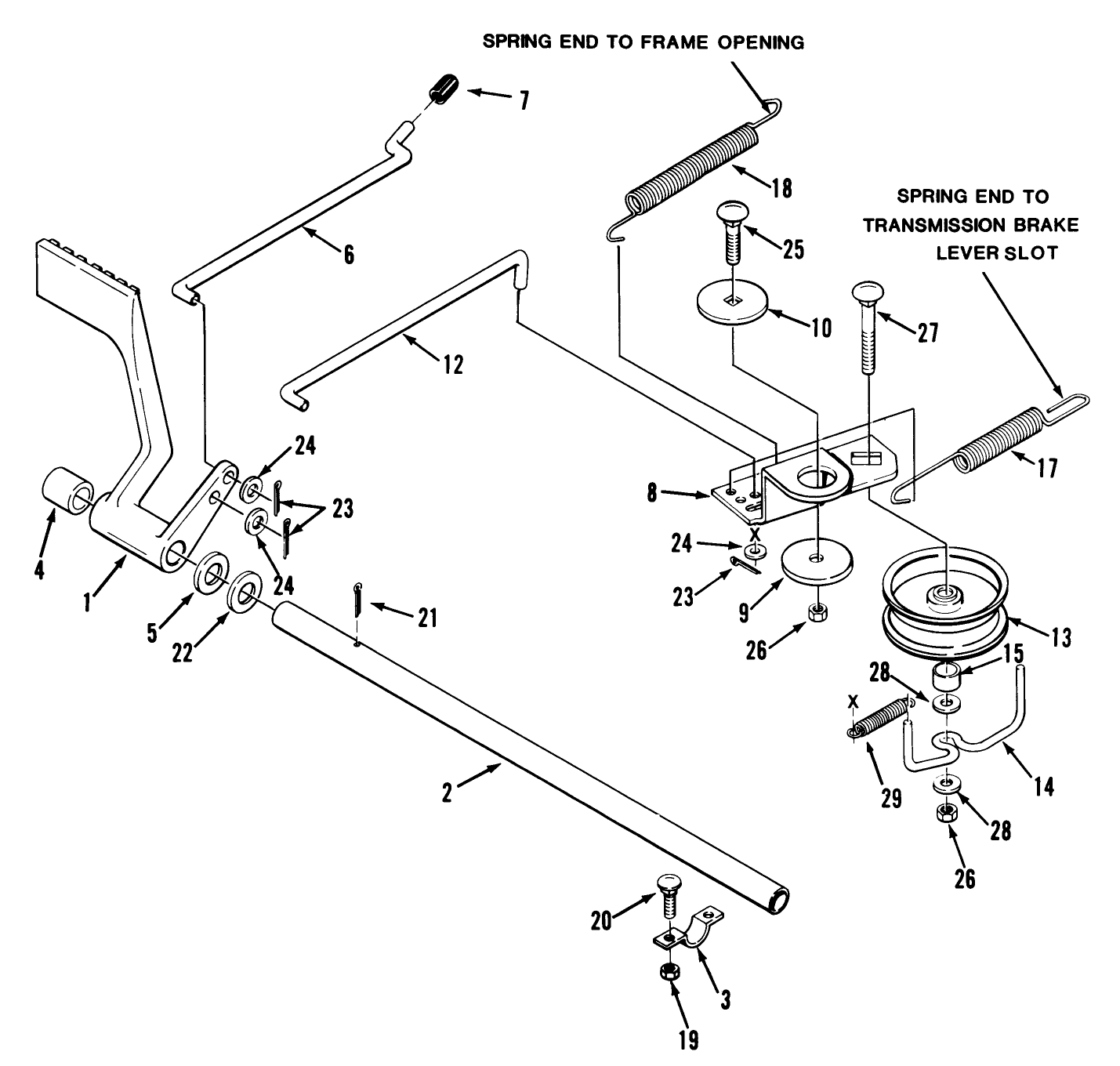 Brake & Idler Assembly (212-5)