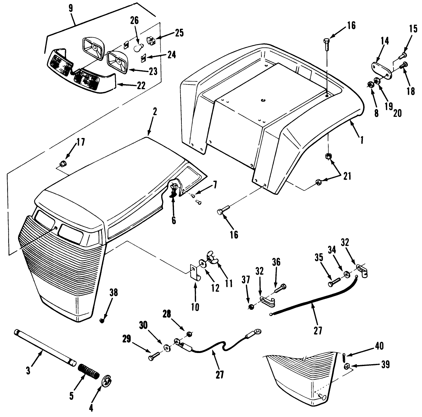 Frame, Sheet Metal And Covers