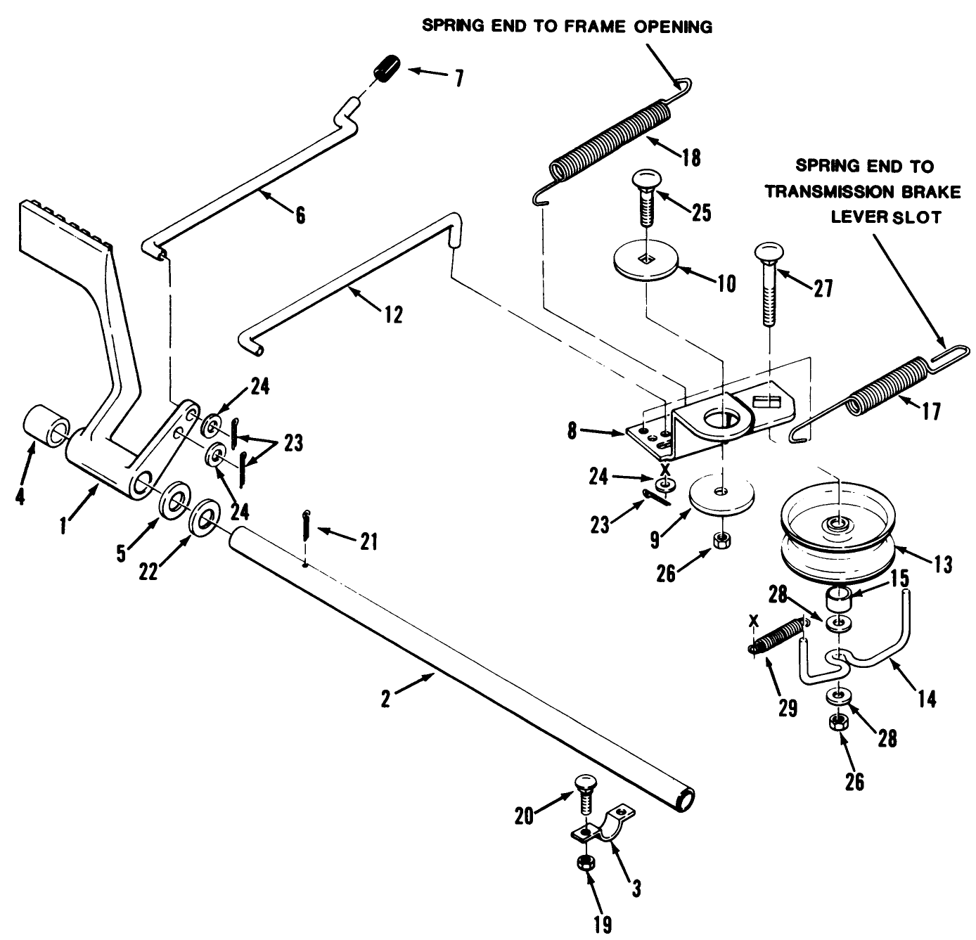 Mechanical Transmission Brake And Clutch Linkage