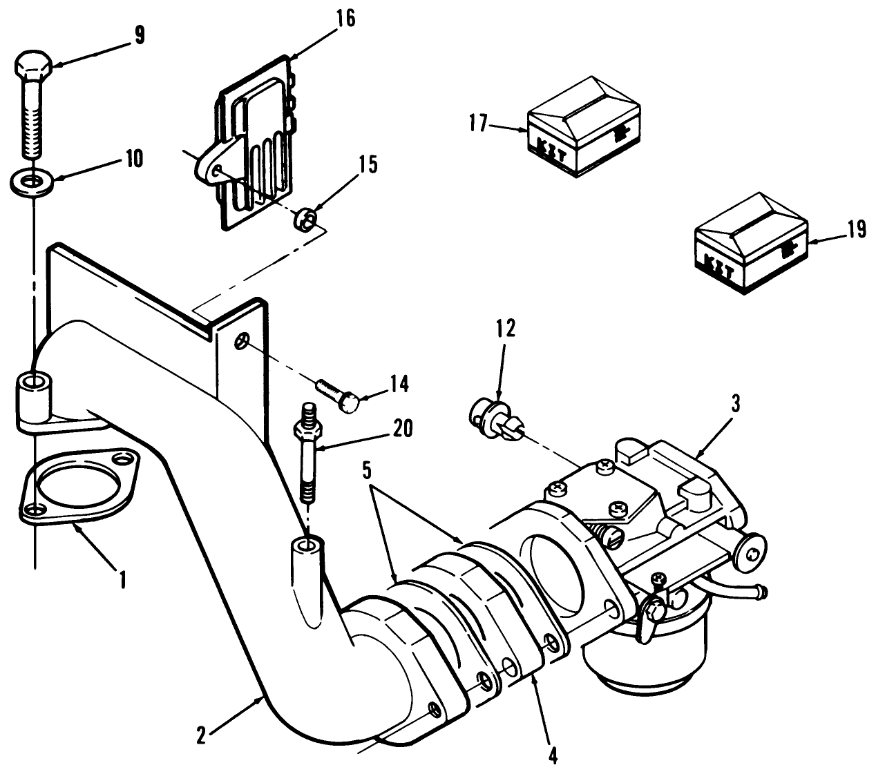 12hp Engine Carburetor Assembly