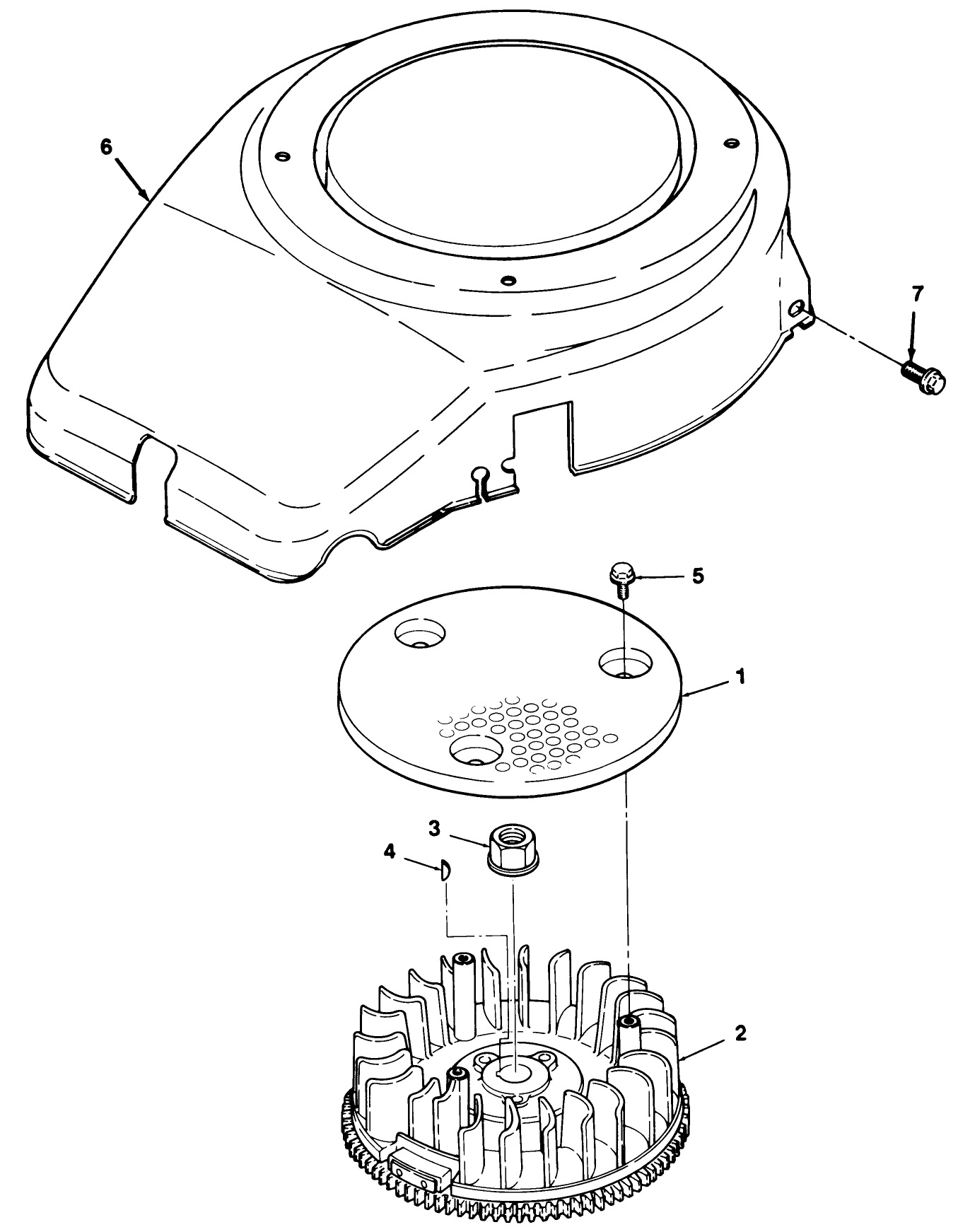 12hp Engine Flywheel And Cover Assembly