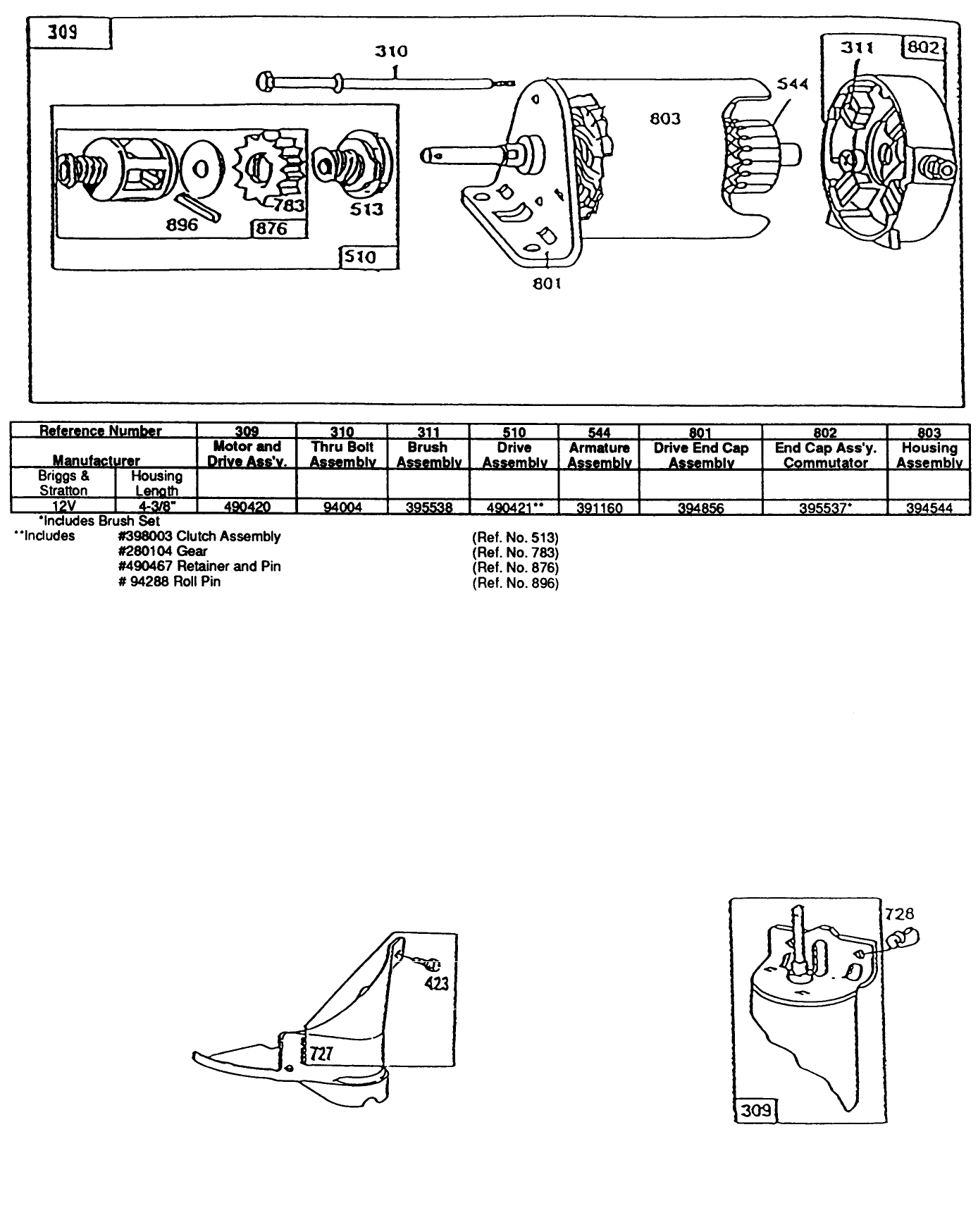 Engine Briggs And Stratton Model 281707-0226-01