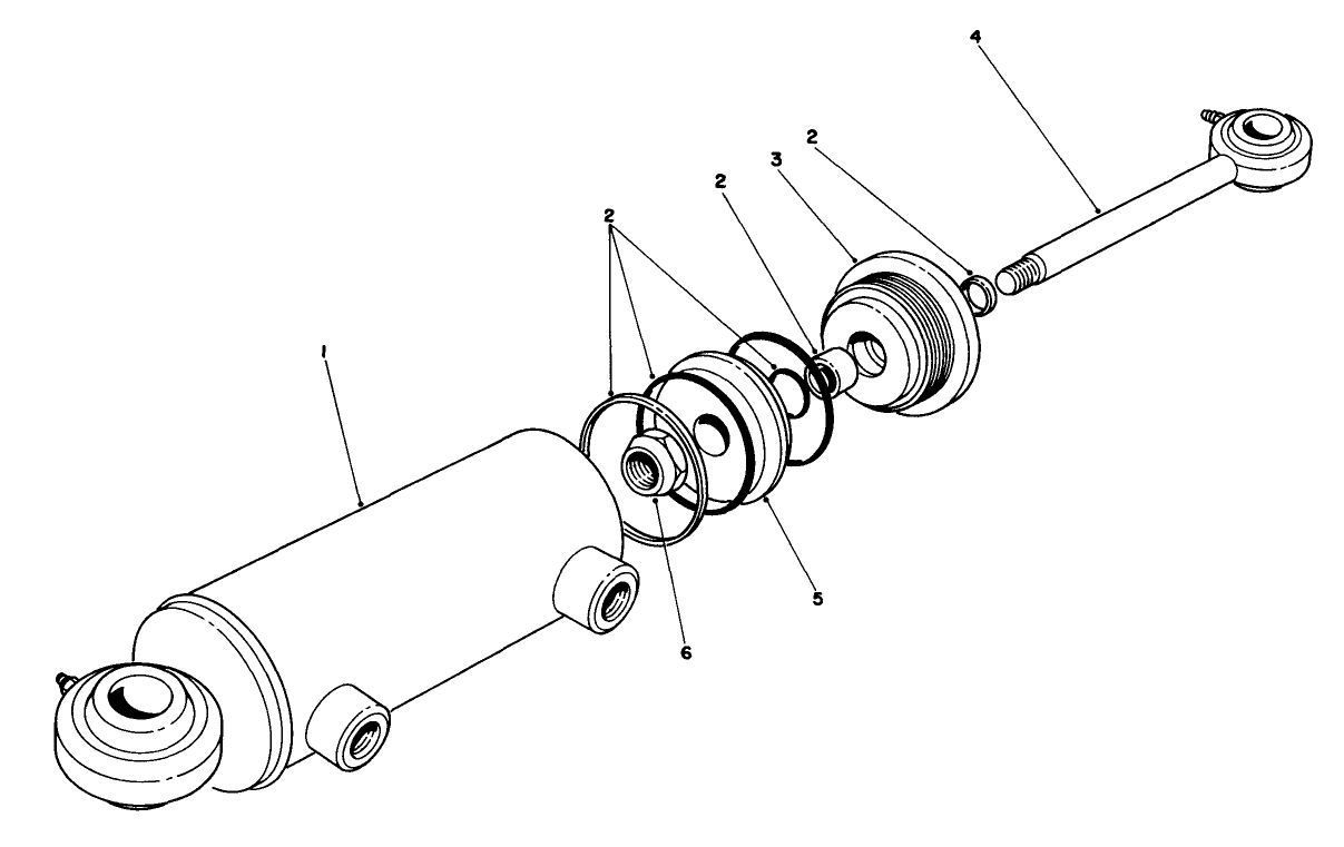Hydraulic Steering Cylinder Assembly No. 63-9240