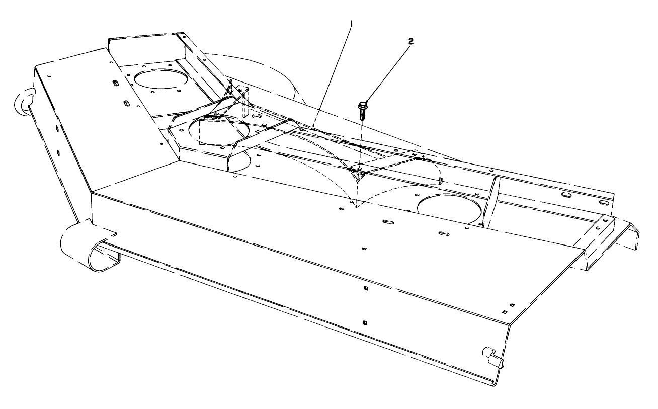 Rear Baffle Kit No. 51-1460 (optional)(for Cutting Unit Model No. 30721)