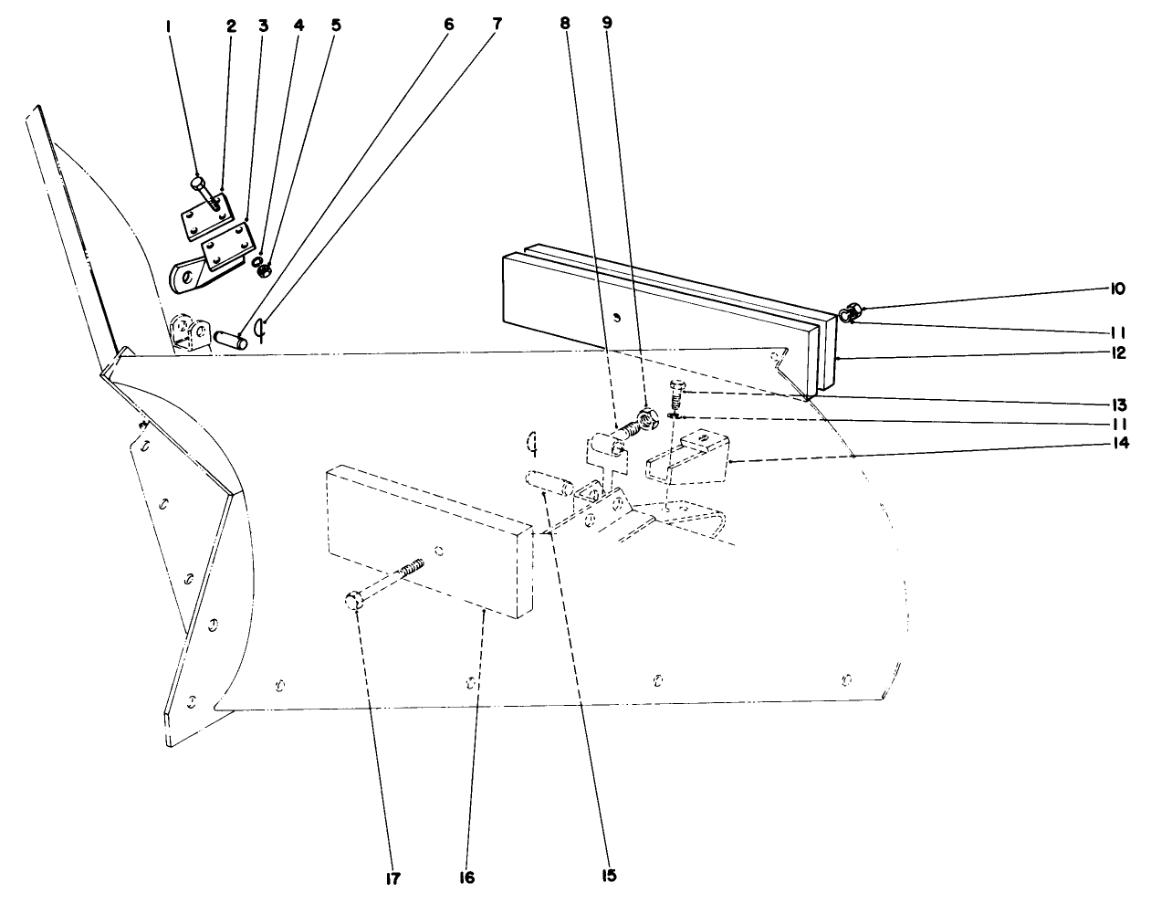 V-Plow Installation Kit Model No. 30757 (optional)