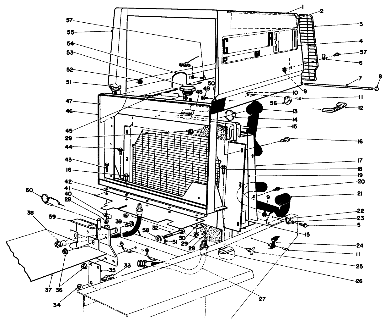 Radiator & Hood Assembly