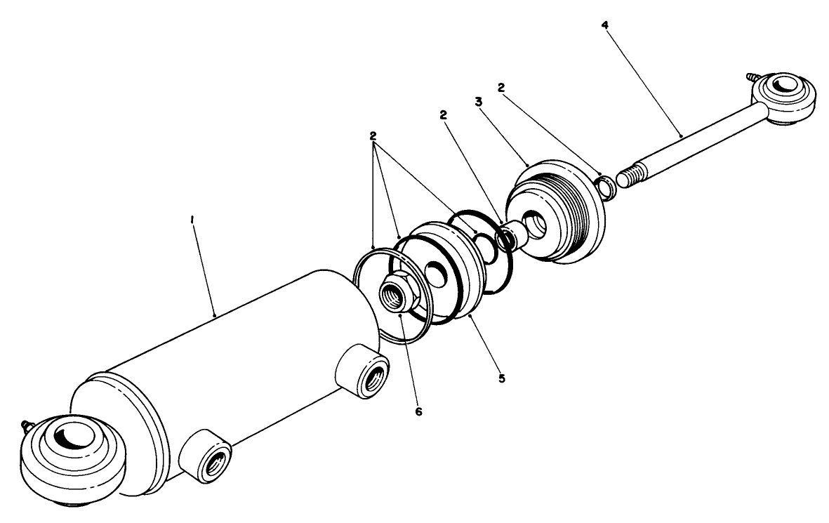 Hydraulic Steering Cylinder Assembly No. 63-9240