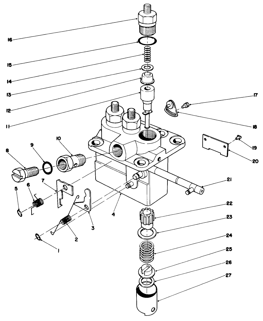 Fuel Injection Pump Assembly No. 42-8000