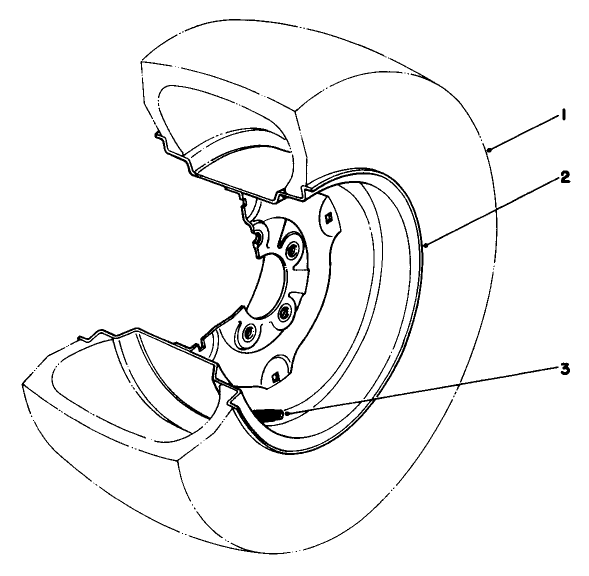 Tire & Wheel 23x10.5x12 Assembly No. 62-7020 (optional)