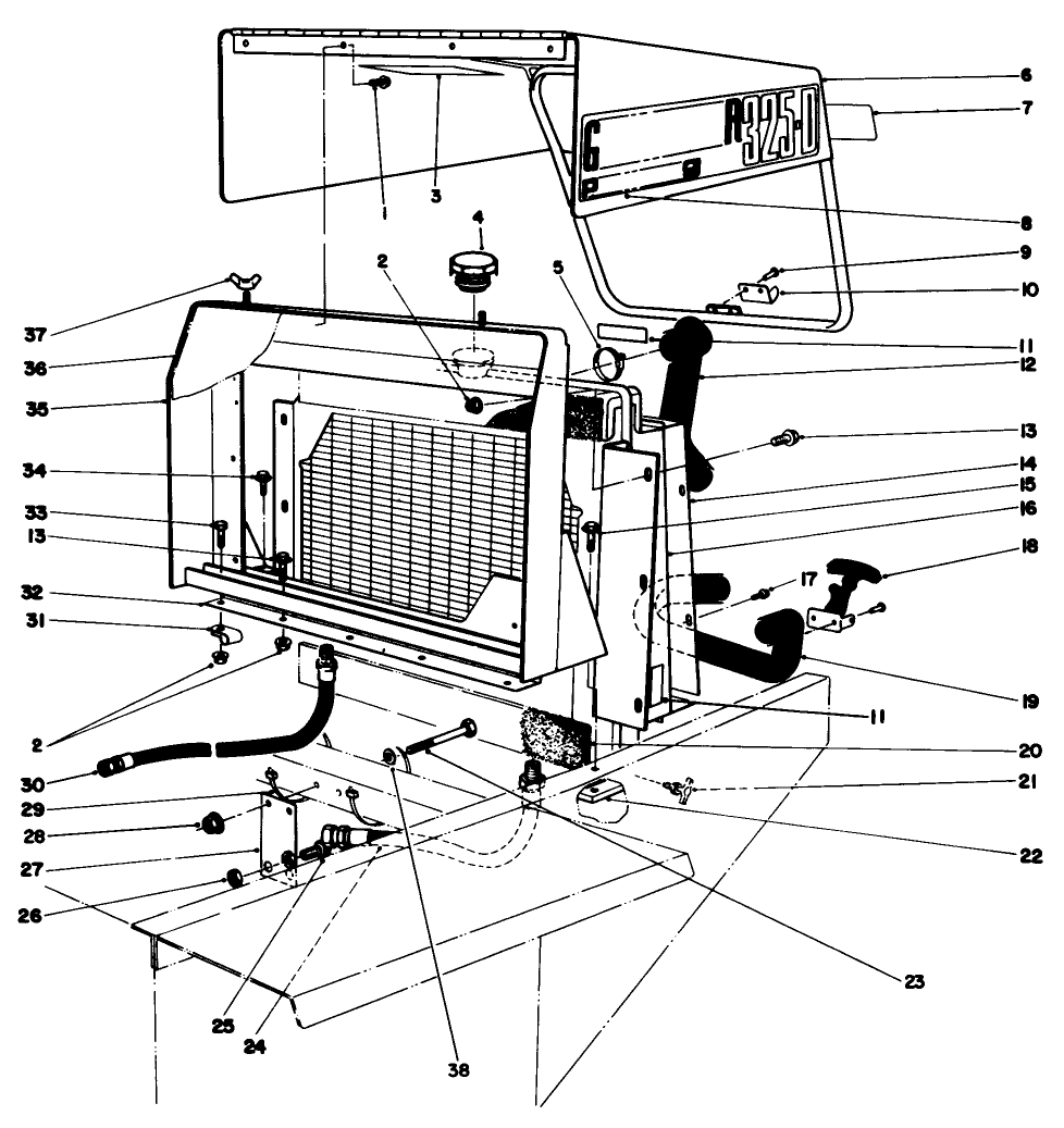 Radiator & Hood Assembly