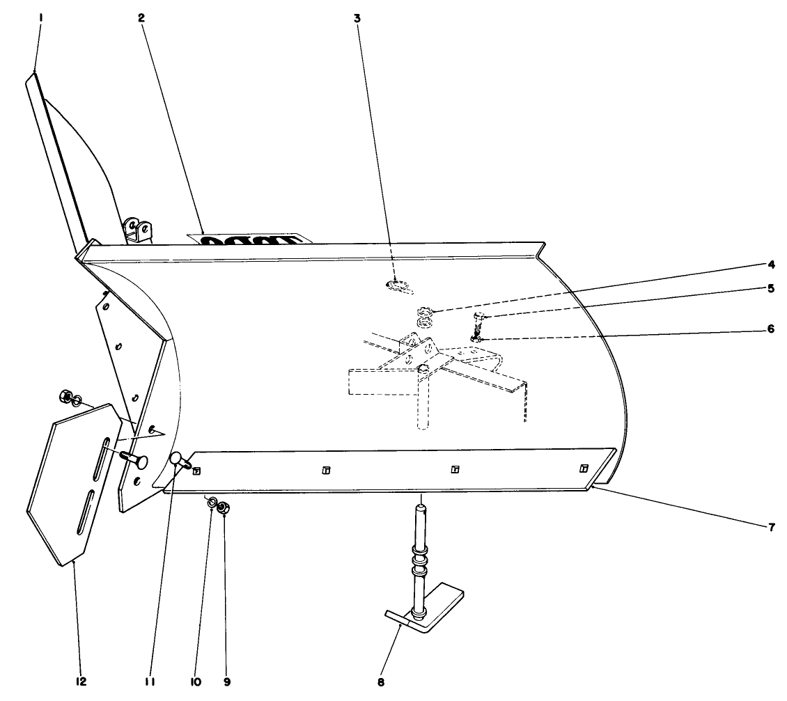 V-Plow Model No. 30750 (optional)