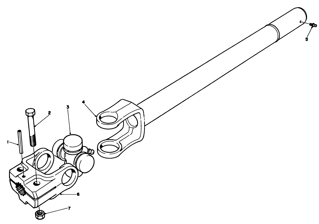 Full Time 4 Wd Drive Shaft Assembly Kit Part No. 72-3740 (optional)