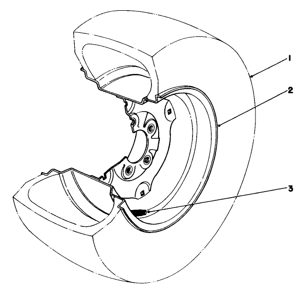 23 X 10.5 X 12 Tire & Wheel Assembly No. 62-7020* (optional)