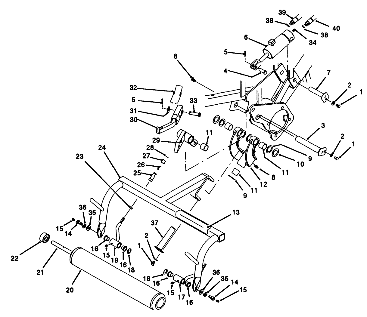 Pull Frame Assembly L.h.