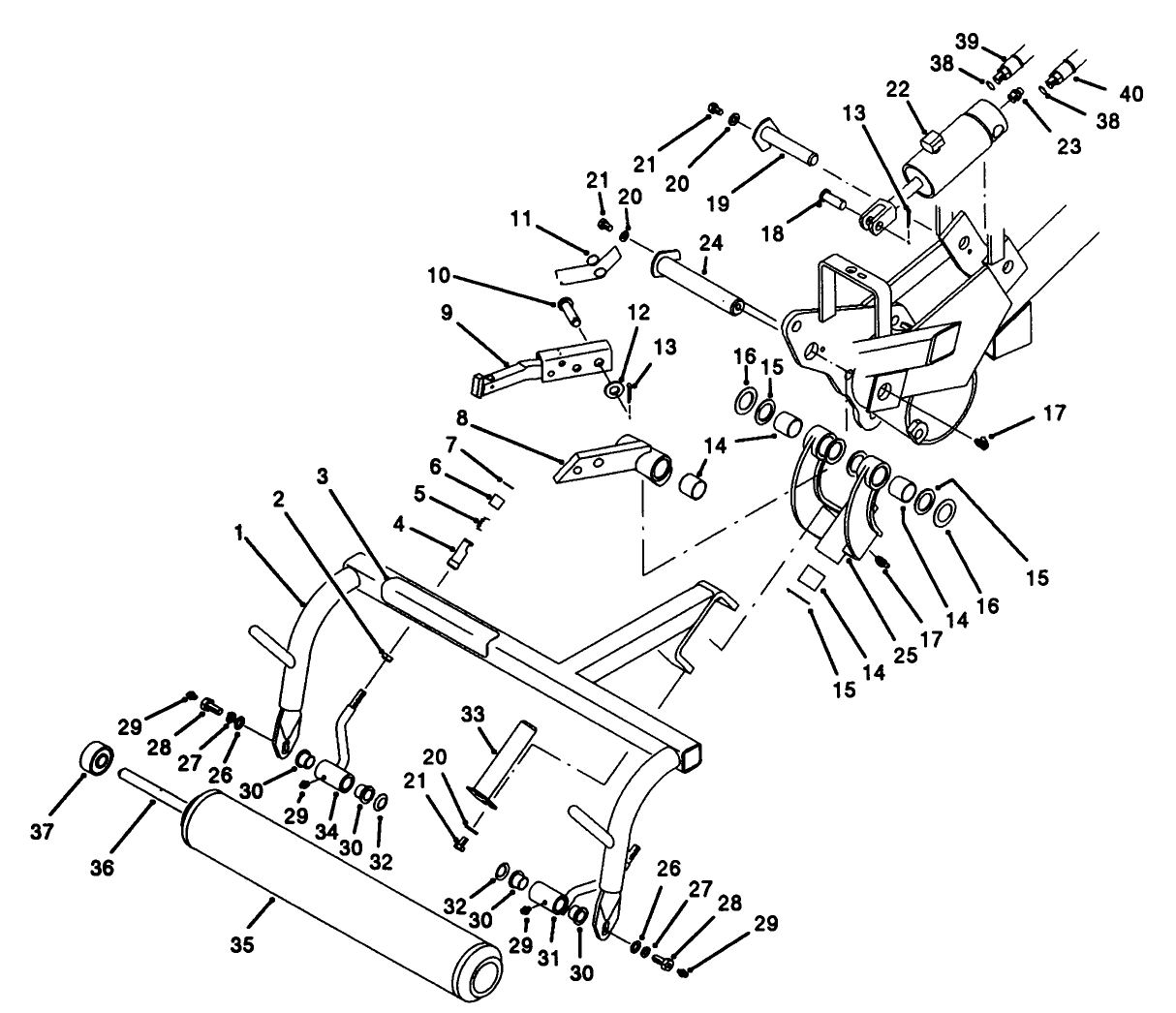 Pull Frame Assembly R.h.