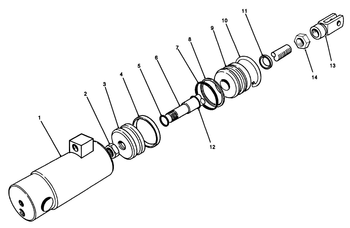 Hydraulic Cylinder Assembly No. 83-2580