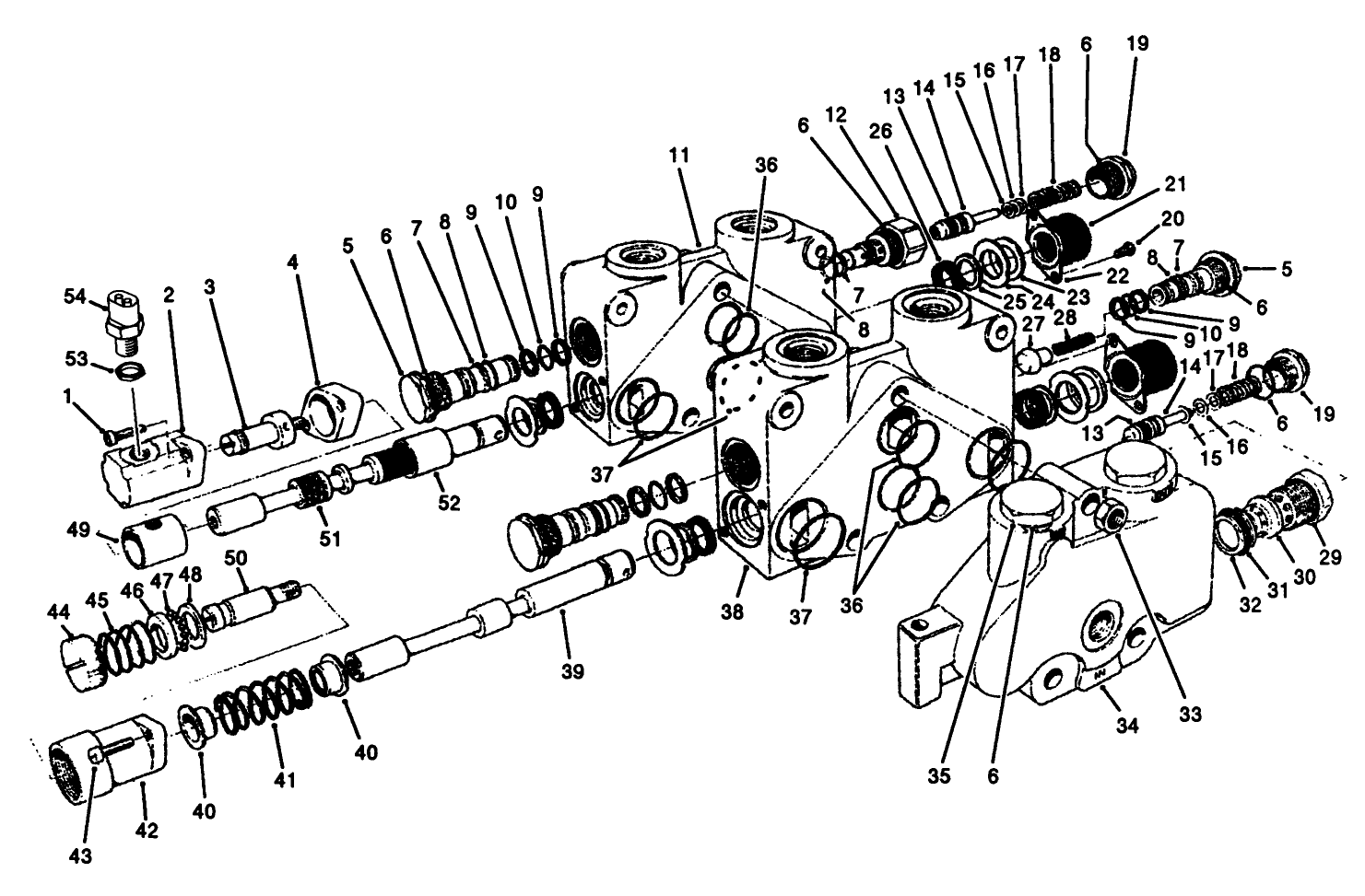 Control Valve Assembly No. 84-2201 (sections 1 And 2)(continued)