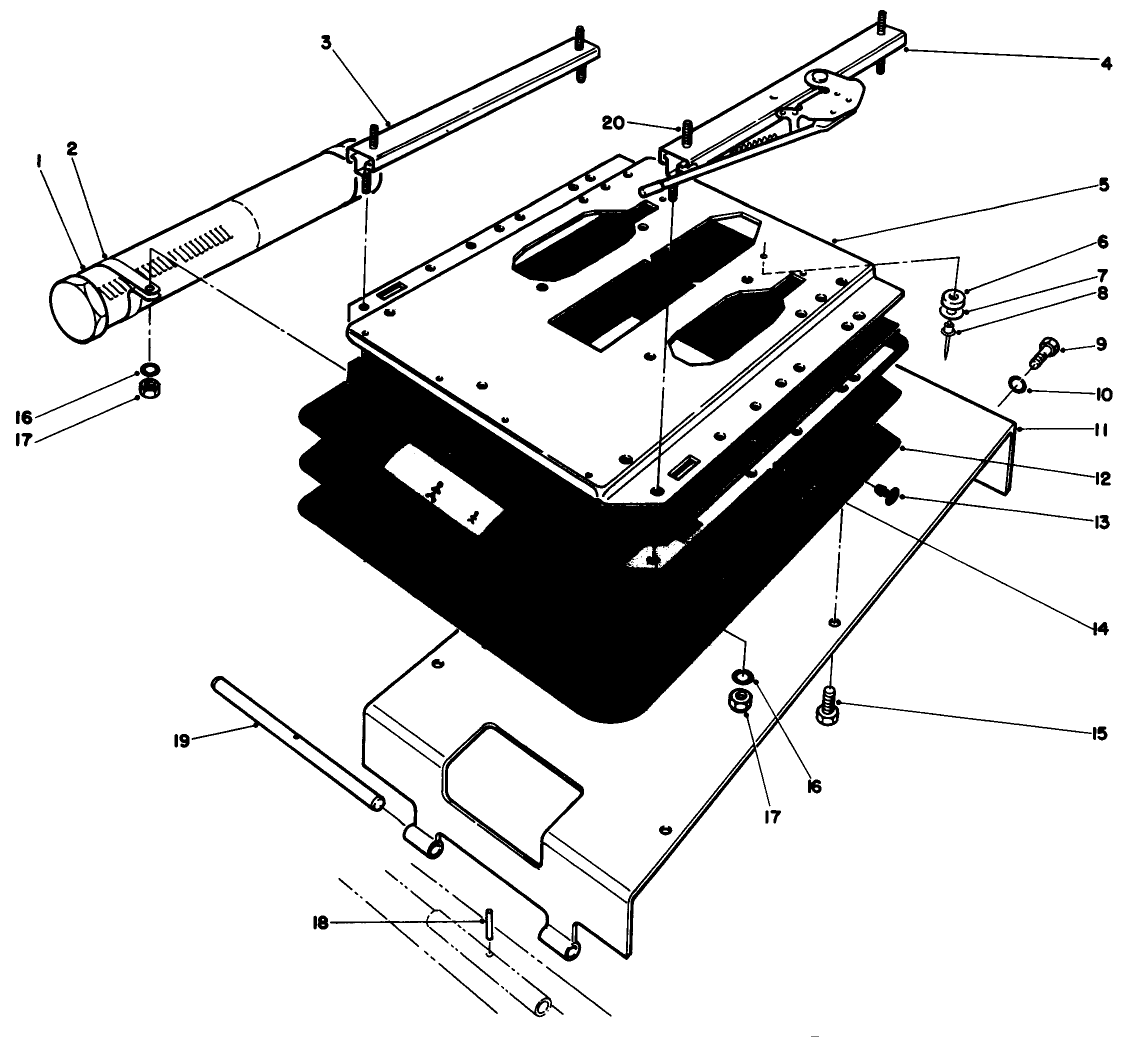 Seat Pivot And Bellows Assembly