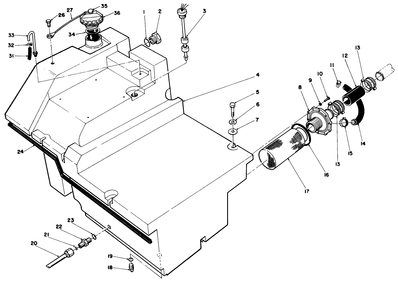 Hydraulic Tank Assembly