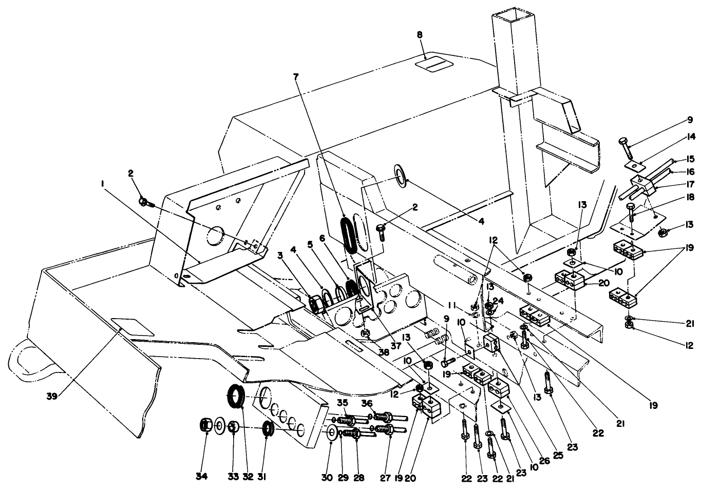 Hydraulic Line Clamps Assembly