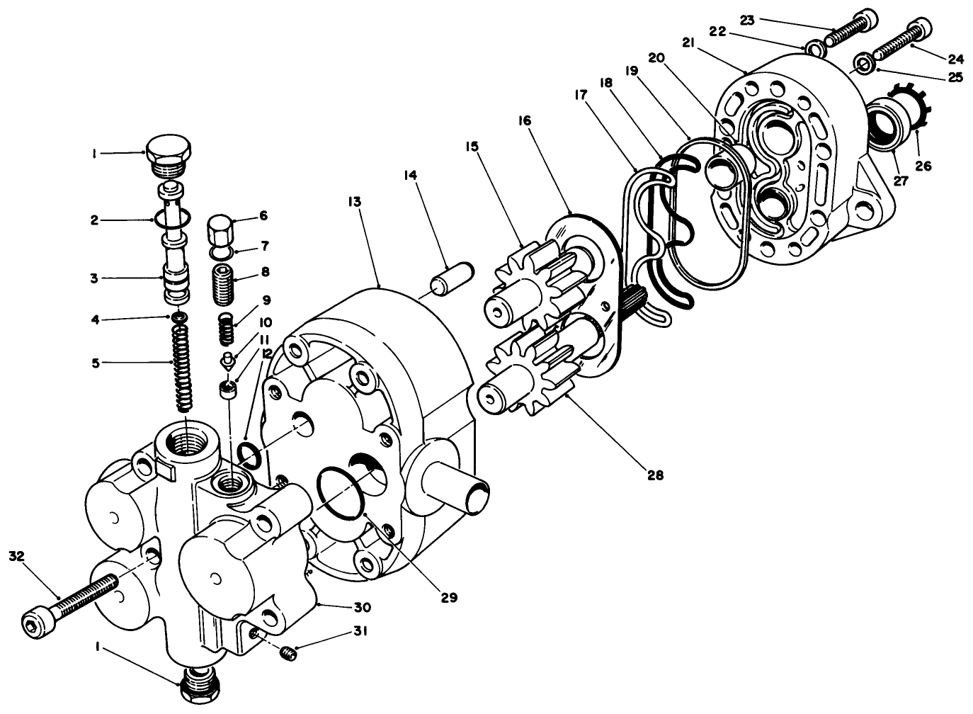 Gear Pump & Flow Divider No. 69-2220