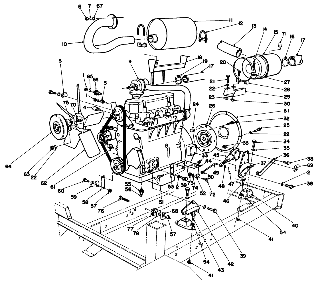 Engine Installation Assembly