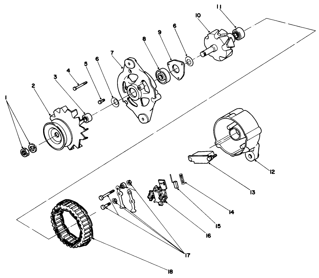 Alternator Assembly No. 70-5760