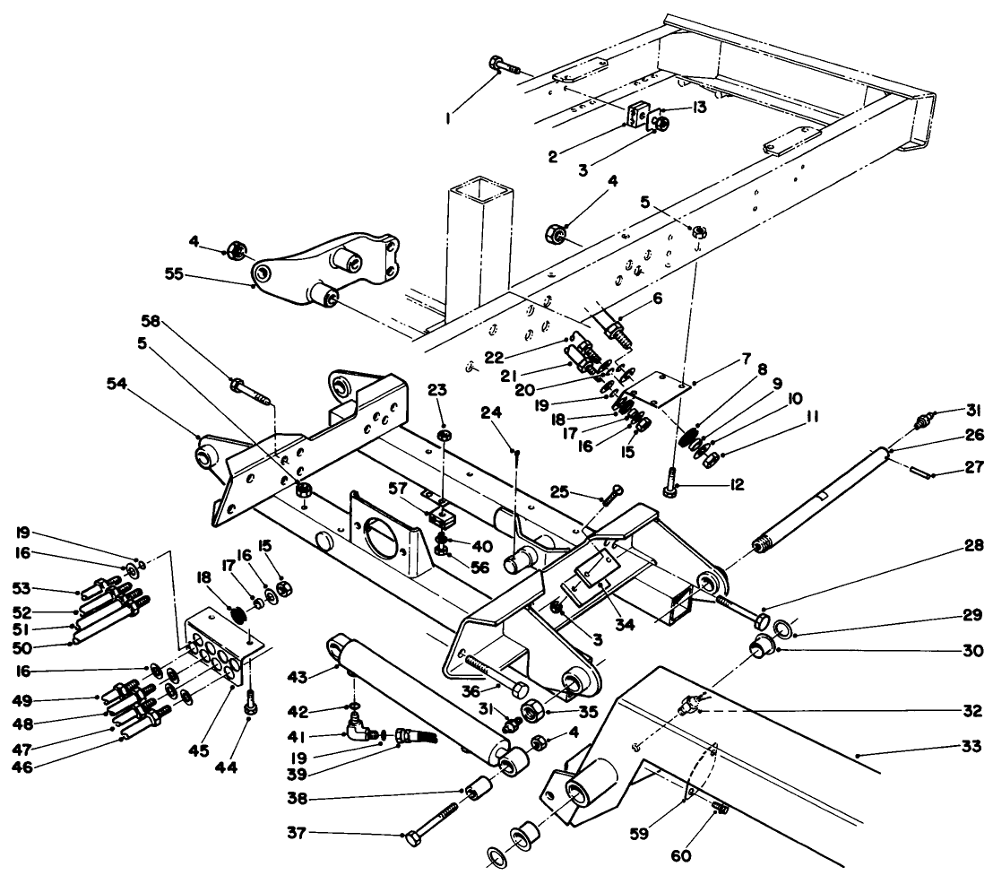 Wing Deck Lift Assembly