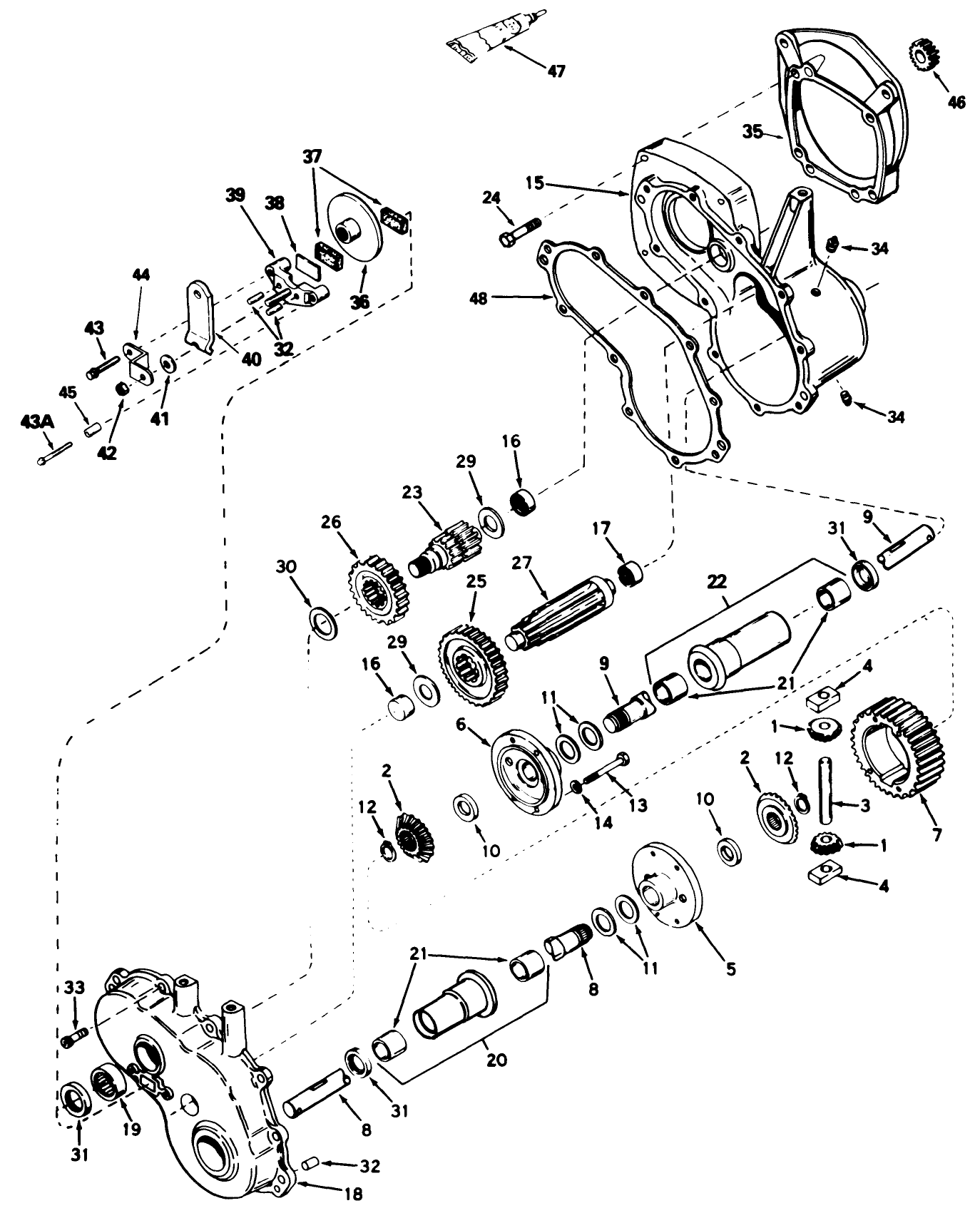 Gear Reduction & Differential No. 1310-001a