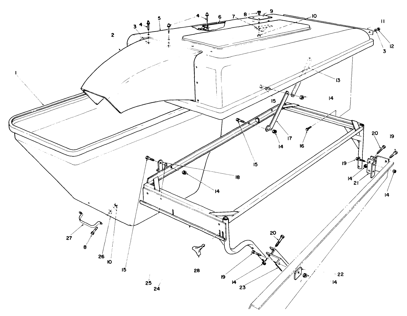 Grass Collection System Model No. 30576 (optional) (continued)