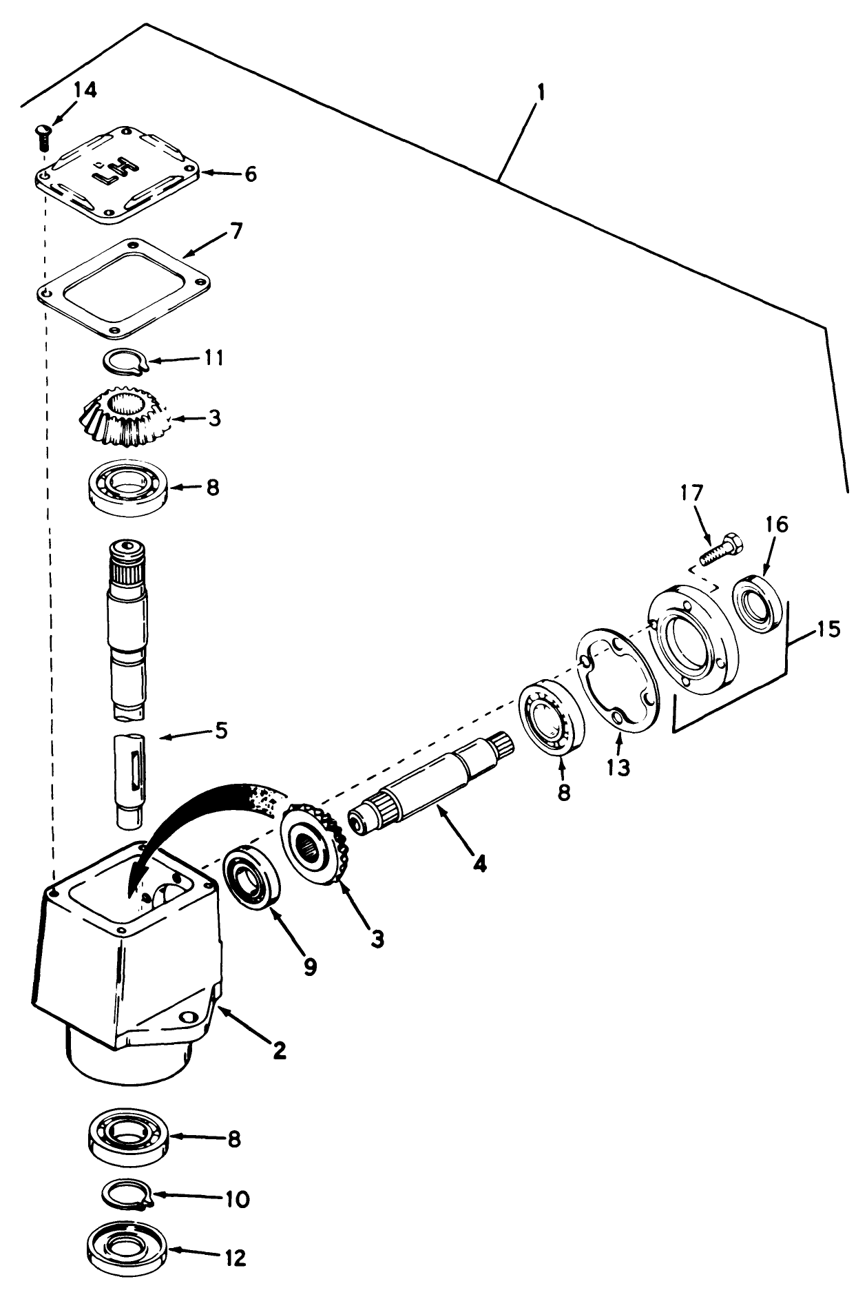 Grass Collection System Model No. 30751 & 30576 (optional) (continued) Gear Box Assembly Model No. 4398-P91