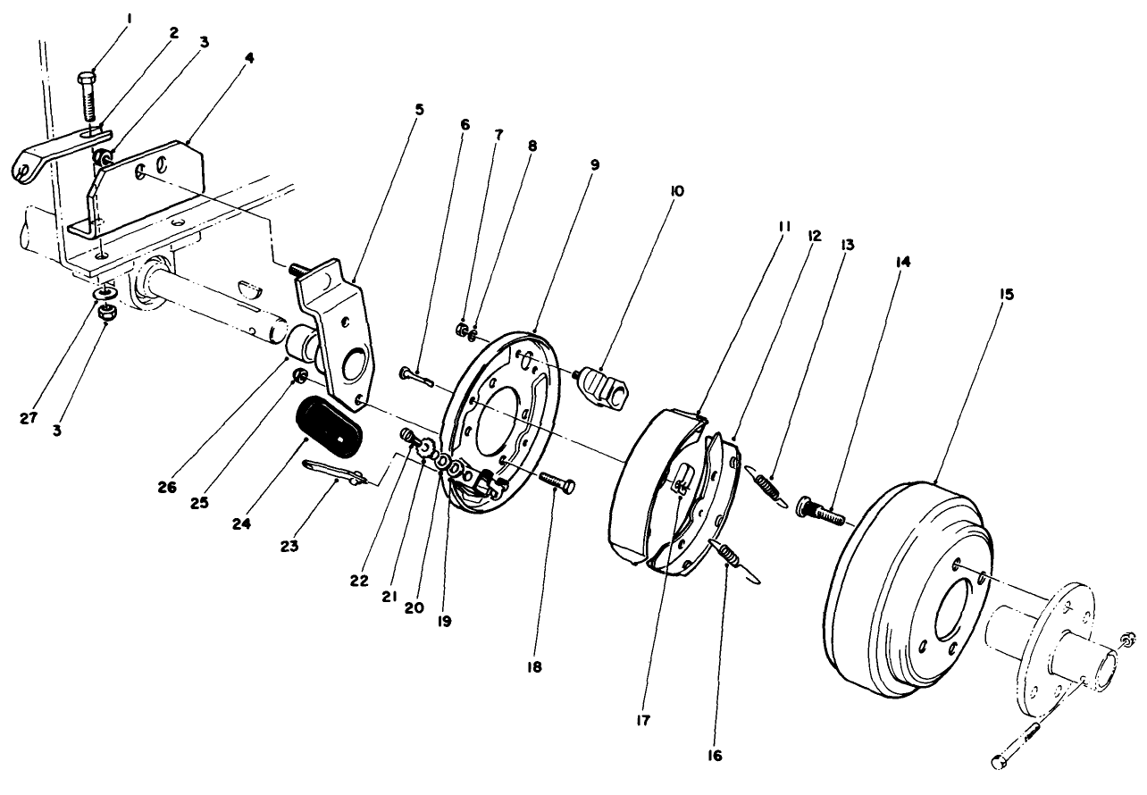 Brake Kit Model No. 30758 (optional)