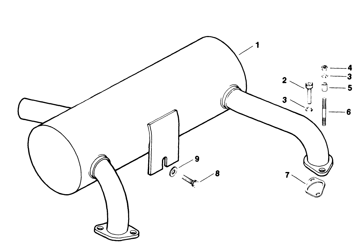 Exhaust-Engine Kohler Model No. M18qs-24657 (continued)