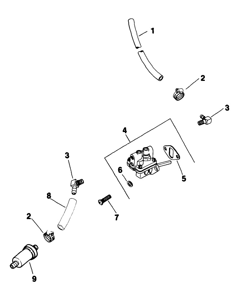 Fuel Pump-Engine Kohler Model No. M18qs-24657 (continued)